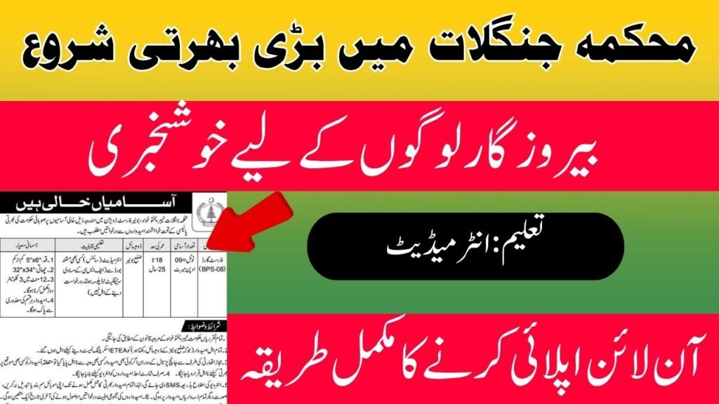 Forest Department KPK Jobs 2026