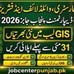 Forestry Wildlife & Fisheries Department Punjab Jobs 2026