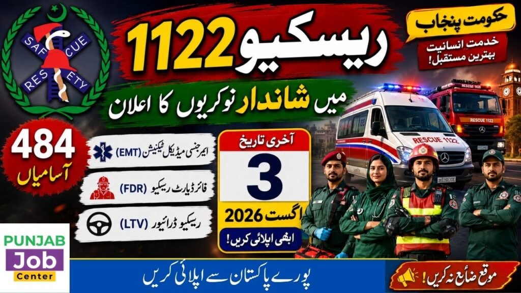 Rescue 1122 Jobs 2026